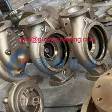 China sand casting bronze pump housing factory