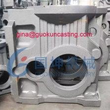 HT250 grey cast iron gearbox housing made by precoated sand shell mold casting, custom machinery casting component