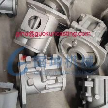 China lost foam casting factory of cast iron screw compressor housing