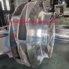 China stainless steel centrifugal pump impeller casting factory